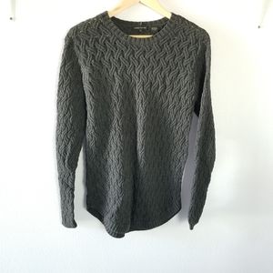 Jeanne Pierre 100% Cotton Open Knit Sweater
